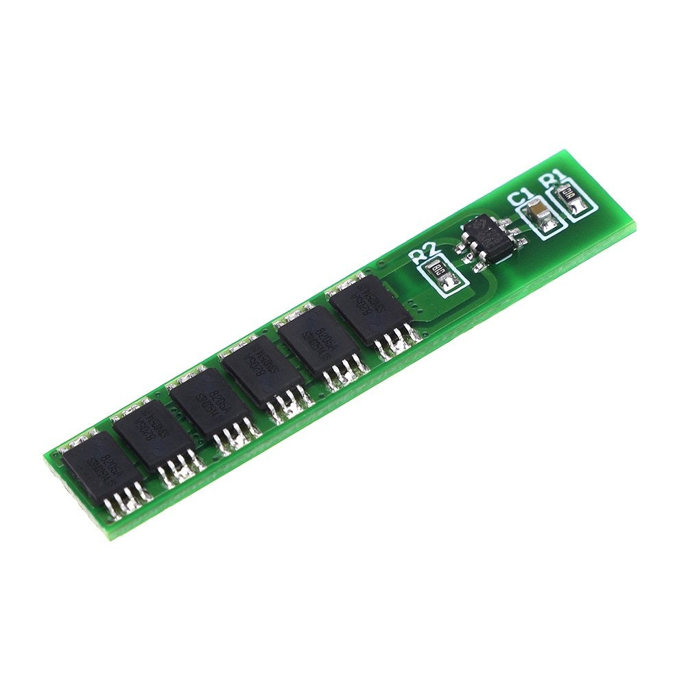 1S 15A 3.7V 6 MOS Li-ion Lithium Battery Protection Board BMS PCB Protection Board 18650 Charger Module for Li-ion Lithium Battery
