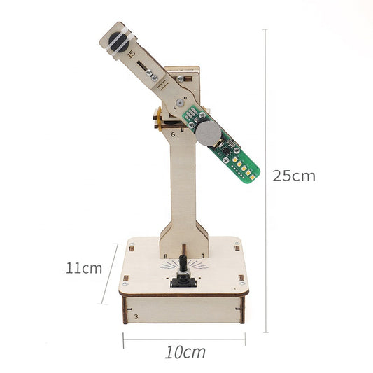 School Educational STEM Toys Wooden Science 3D Advertising Machine DIY Toy 3D Puzzle Science Kit for Kids