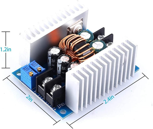 20A 300W CC CV Step Down Module Adjustable DC 6-40V to 1.2-36V Voltage Regulator Buck Converter Constant Current Power Supply Module