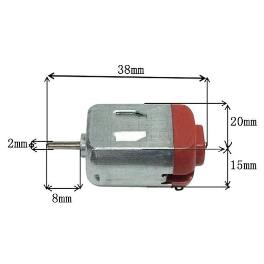 (Pack of 10) DC Motor for DIY Projects Small Electric Toy Motor Kit 3V to 6V DC Motor Kit