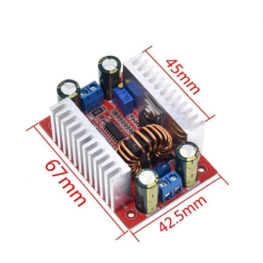 400W DC-DC 15A Step-up Boost Converter 8.5-50V to 10-60V Adjustable Power Supply Module