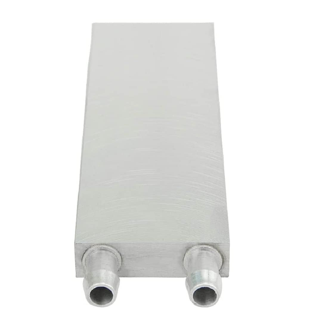 UG LAND INDIA Peltier Aluminum Water Cooling Block 40x120x12mm Liquid Water Cooler Heat Sink System Waterblock for CPU Graphics Radiator GPU