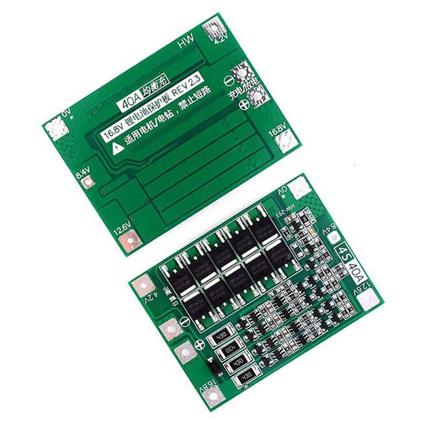 4S 40A 14.8V 16.8V 18650 Charger Li-ion Lithium Battery Protection Board PCB BMS Lipo Cell Module