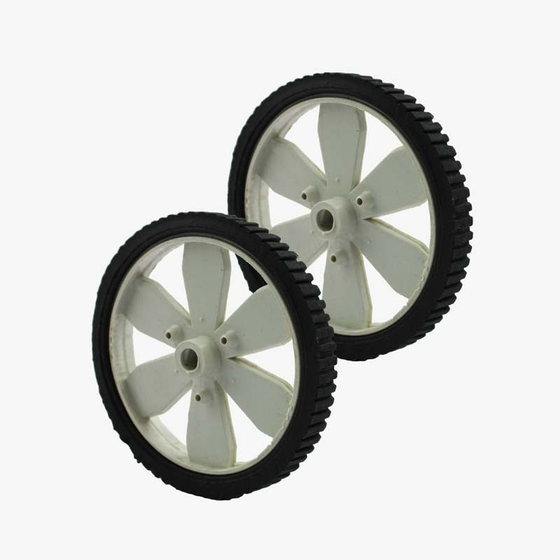 White BO Motor Wheel 7CM X 1CM (2PCS)