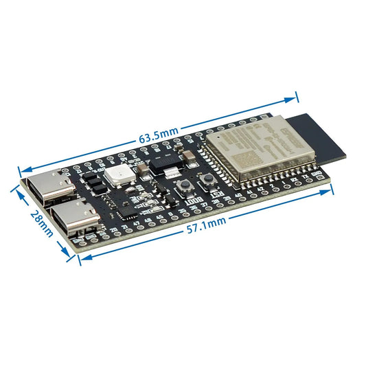 ESP32 S3 Development Board N8R8 ESP WROOM 32 S3 WiFi+Bluetooth Internet of Things Type-C Core HAT ESP32-S3 Cores Microcontroller Processor WiFi + Bluetooth MCU Module, Dual Type-C