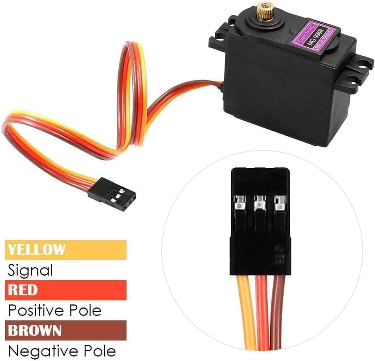 MG996R Metal Gear Servo Motor - 180 Degree Rotation Digital High Torque