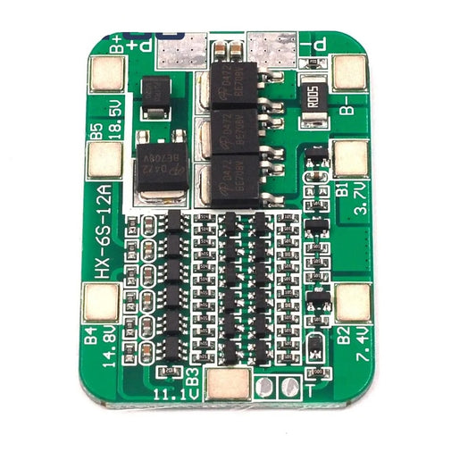 6S 12A Lithium Battery 18650 Charger PCB BMS Protection Board