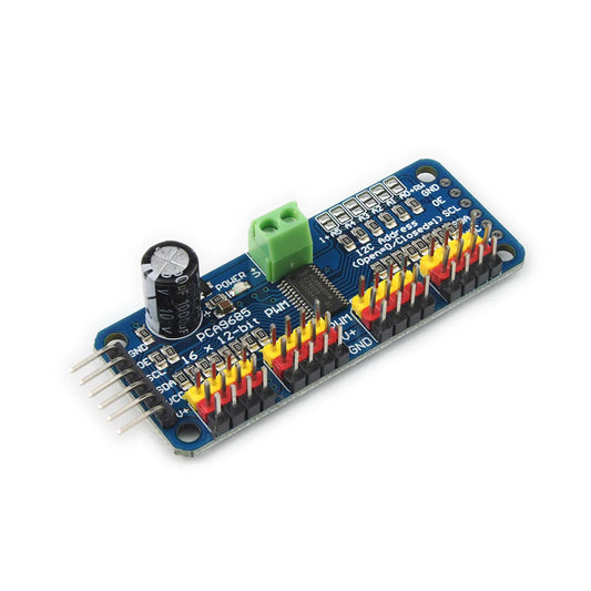 PCA9685 16 Channel 12-bit PWM Servo Driver-I2C Interface Module for Pi Shield for DIY Kit