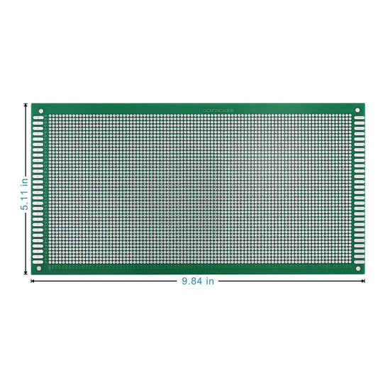 13x25 cm Double Sided PCB Board,Tinned Prototype Diy Universal FR4 Printed Circuit PCB Board Protoboard pcb kit Electronic Board compatible