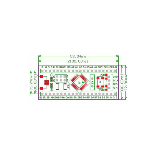Pre-Soldered Authentic STM32F103C8T6 ARM STM32 Minimum System Development Board Module STM32F103C8T6 Core Learning Board