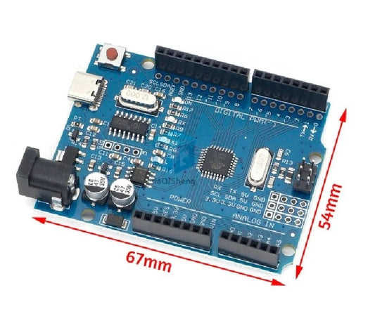 UNO R3 Development Board Improved ATmega328P Type C Interface