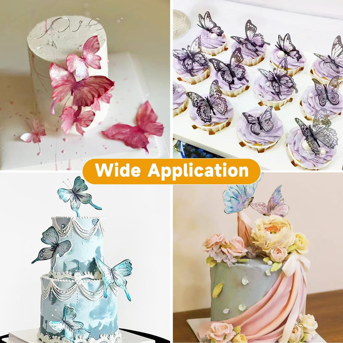 Butterfly Silicone Mould for Cake Decoration Chocolate Candy Soap Candle
