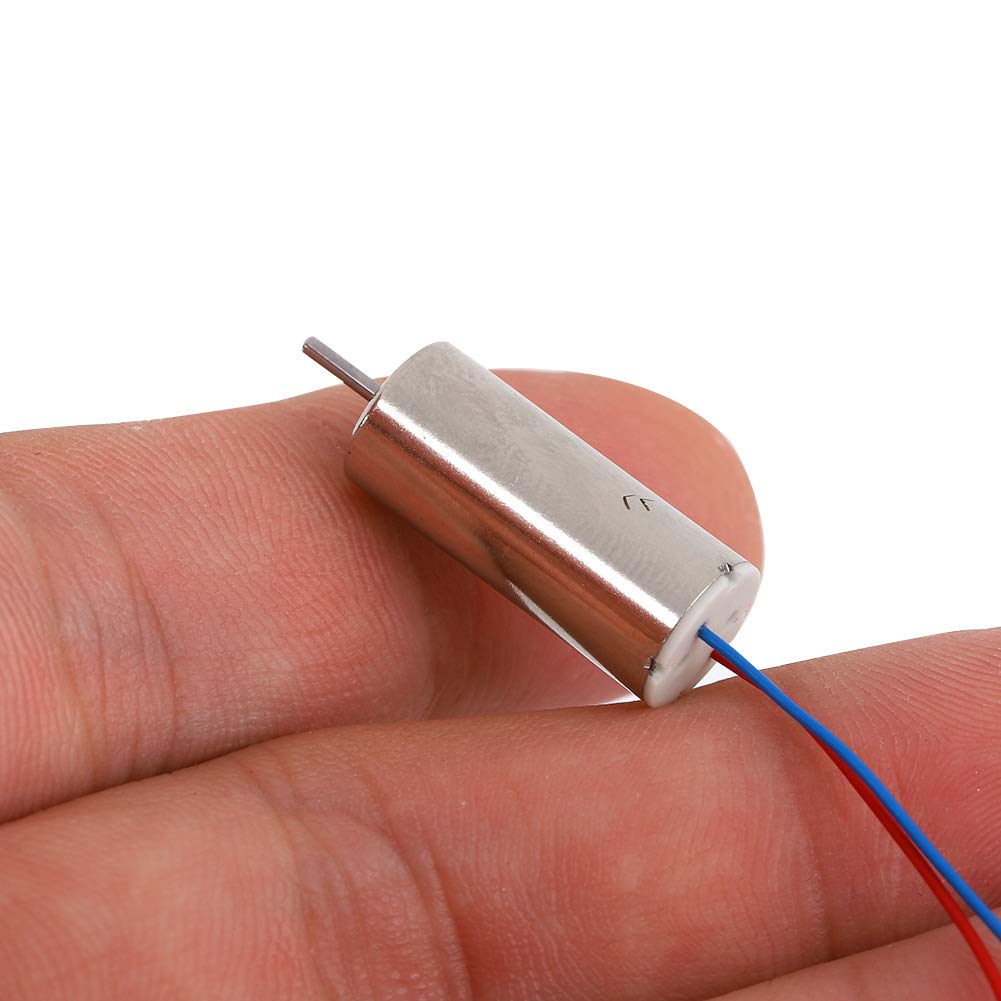 (4 Motor + 6 Propeller) Coreless Motor DC 3.7V 07x16mm Micro Coreless Motor with Propeller High-Speed Mini Multi Copter Quadcopter 51000RPM
