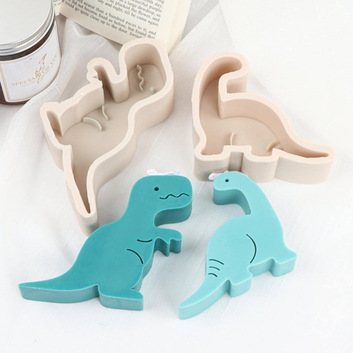 3D Dinosaur Silicone Candle Mold DIY Candle Making Decorative Crafts & Handmade Gifts