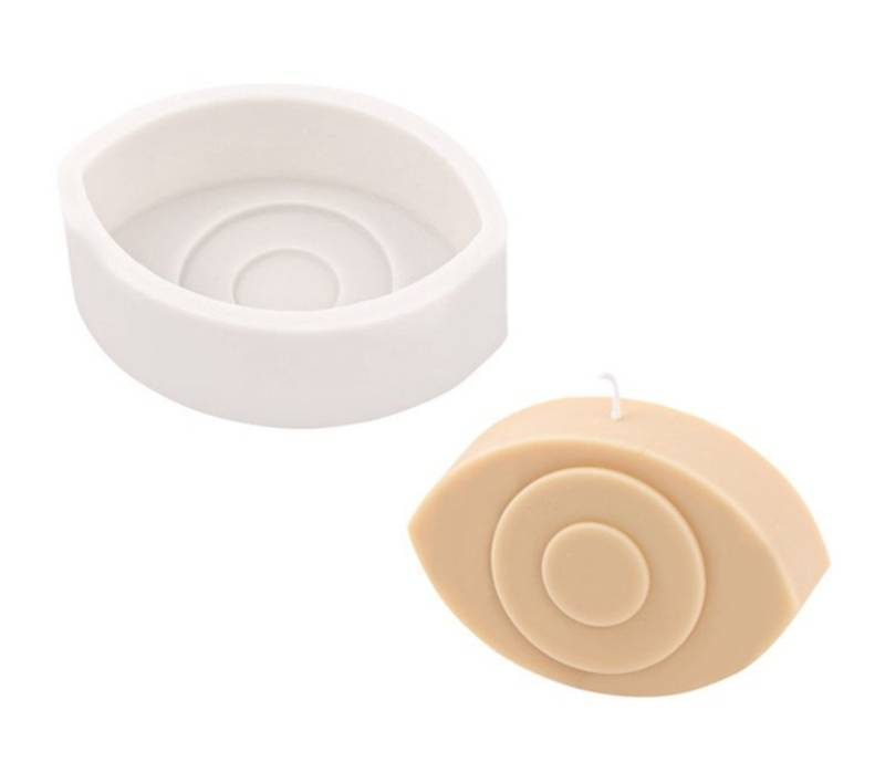 Evil Eye Silicone Candle Mold 3D Geometric Eye Shape Mold for DIY Candle Making