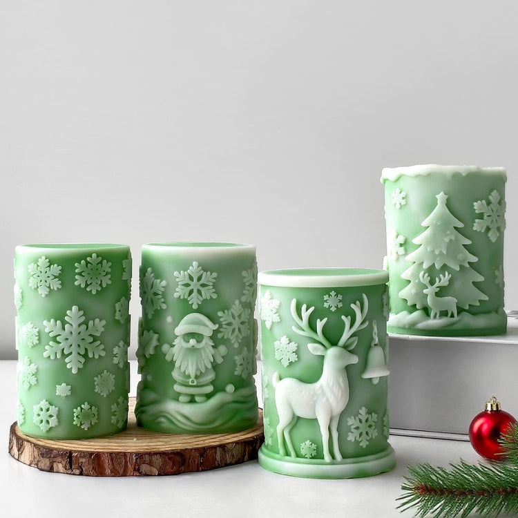 Christmas Candle Mold