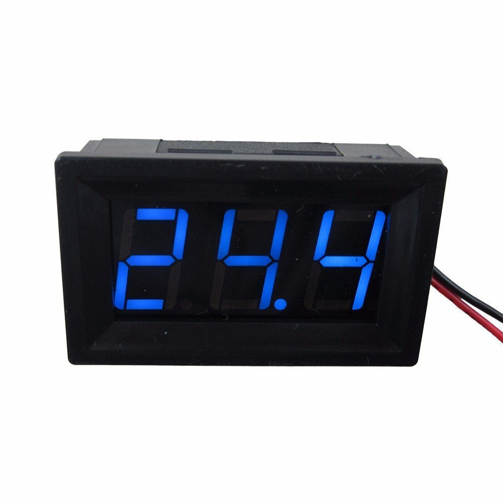 0.56 Inch 2-Wire Voltage Meter Head Monitor Tester LED Digital Voltmeter Blue