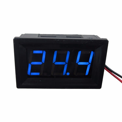 0.56 Inch 2-Wire Voltage Meter Head Monitor Tester LED Digital Voltmeter Blue