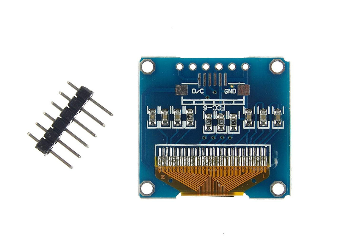 Ug Module 0.96 Inch OLED Display Module SPI/I2C 4pin Blue Color – UG LAND INDIA