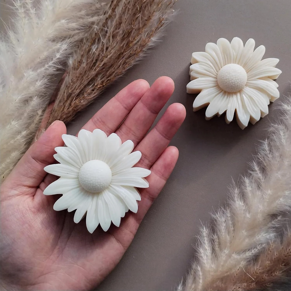 3D Sunflower Silicone Candle Mould for Candle Making Soap Resin Art & DIY Crafts