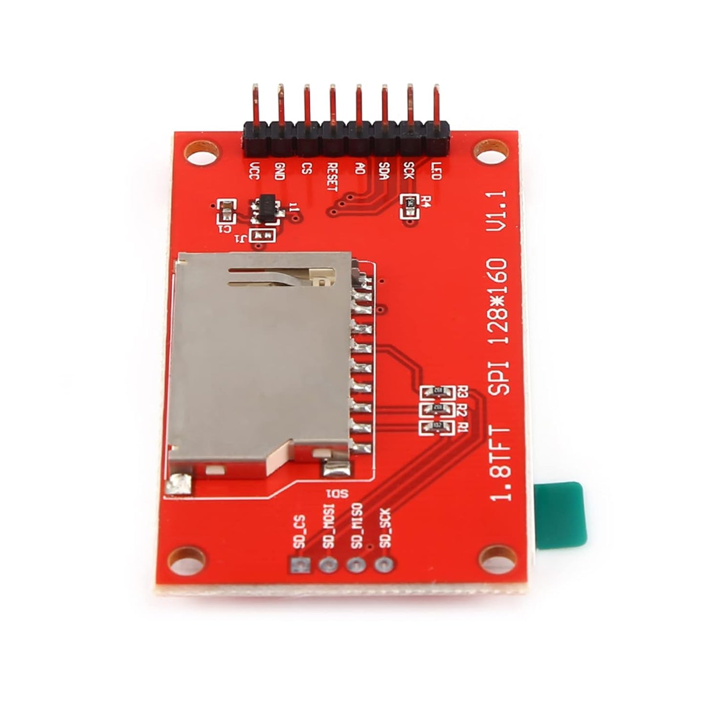 1.8 inch SPI TFT LCD Display Module TFT Display Module,Support Analog SPI and Hardware SPI,TFT LCD Display Color Display Module for ST7735 128x160 51/AVR/STM32/ARM 8/16 bit
