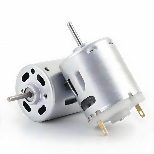 (4Pcs) Set 7.4V to 12V DC Motor High RPM (RS385) TOY, MIXER JAR GRINDER USING COMPACT MOTOR, HEAVY TORQUE EASY TO MOVE SHAFT AND FIT WHEEL ROBOTICS CAR, TRUCK, TRACTOR, SCHOOL PROJECT SCIENCE PROJECT