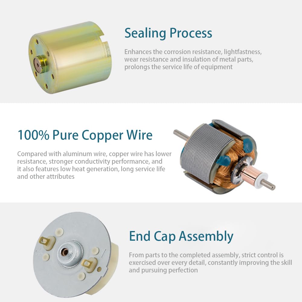 DC 12V 100RPM Gear Motor High Torque Electric Micro Speed Reduction Geared Motor Centric Output Shaft 37mm Diameter Gearbox