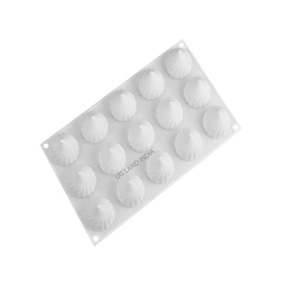 15 Cavity 3D Modak Shape Silicone Mould Chocolate Pudding Jelly Ice Cream & Dessert Making