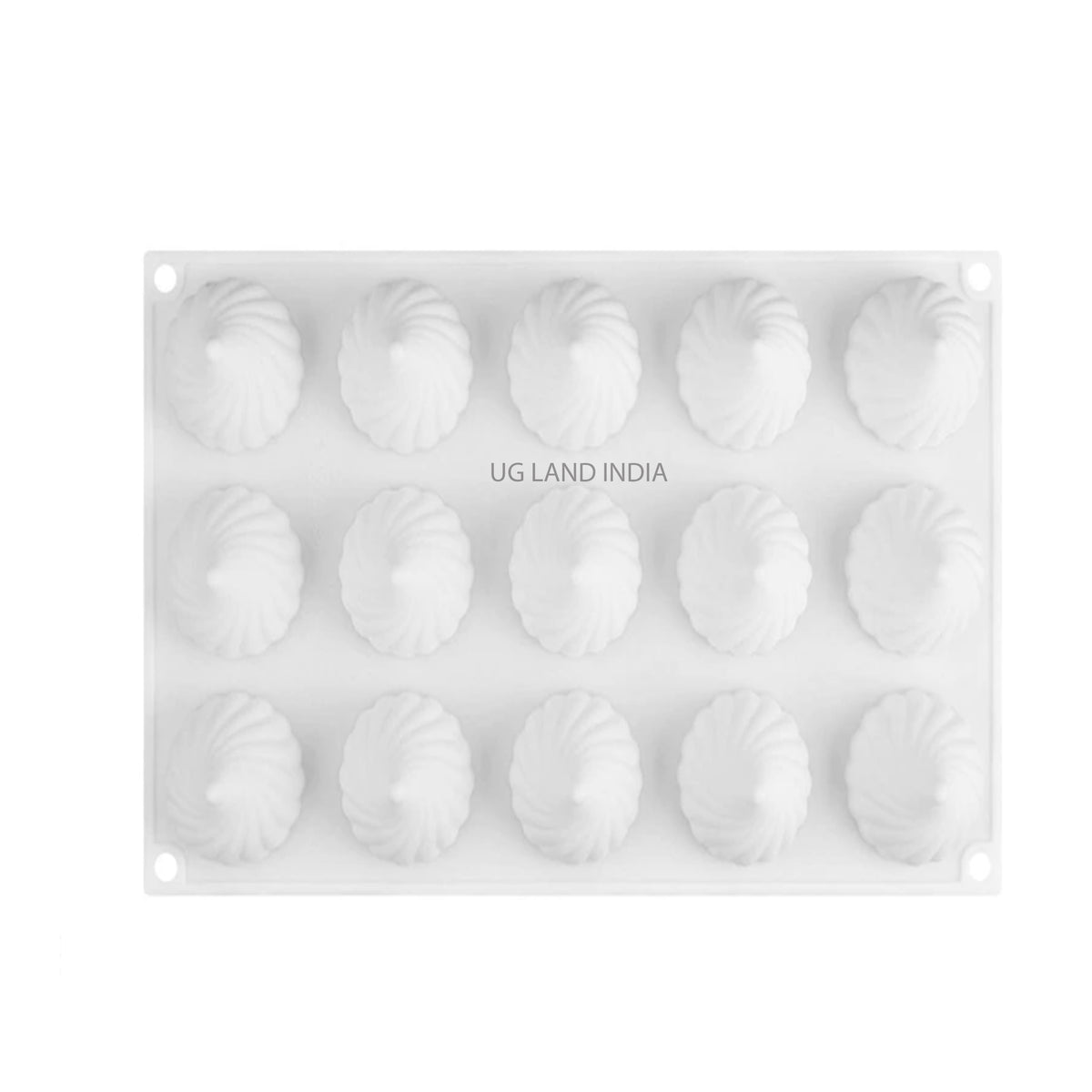 15 Cavity 3D Modak Shape Silicone Mould Chocolate Pudding Jelly Ice Cream & Dessert Making