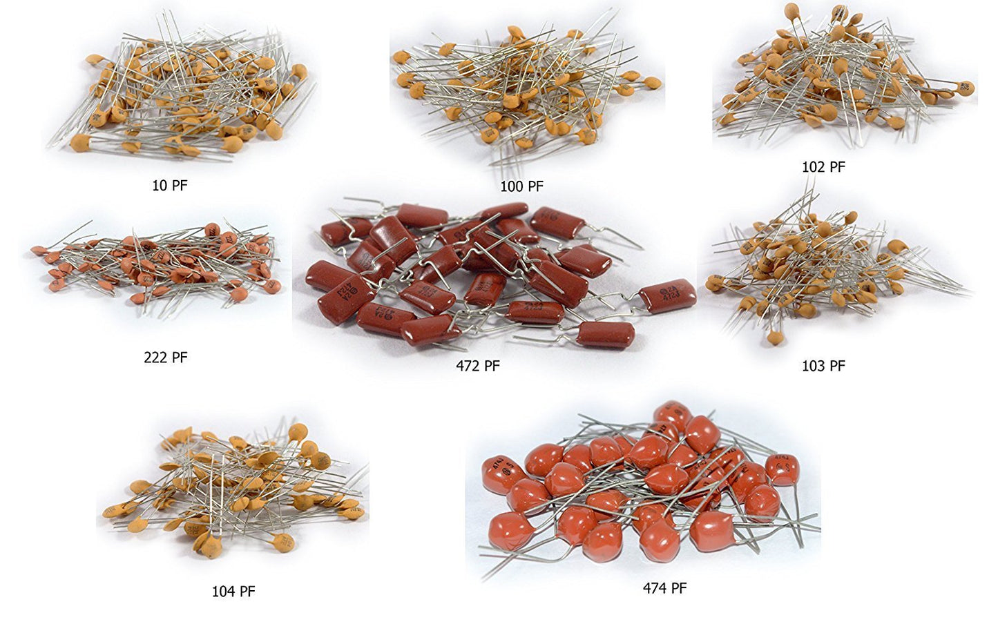 CAPACITOR ASSORTMENT 15 VALUE  KIT