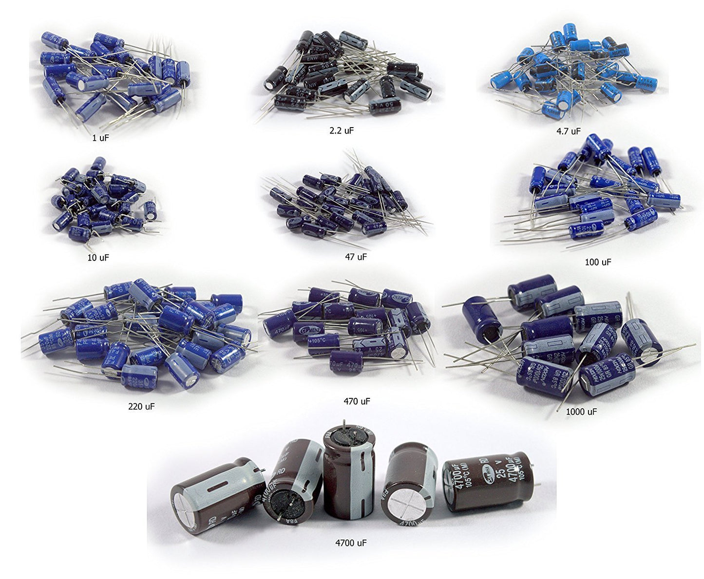 CAPACITOR ASSORTMENT 15 VALUE  KIT