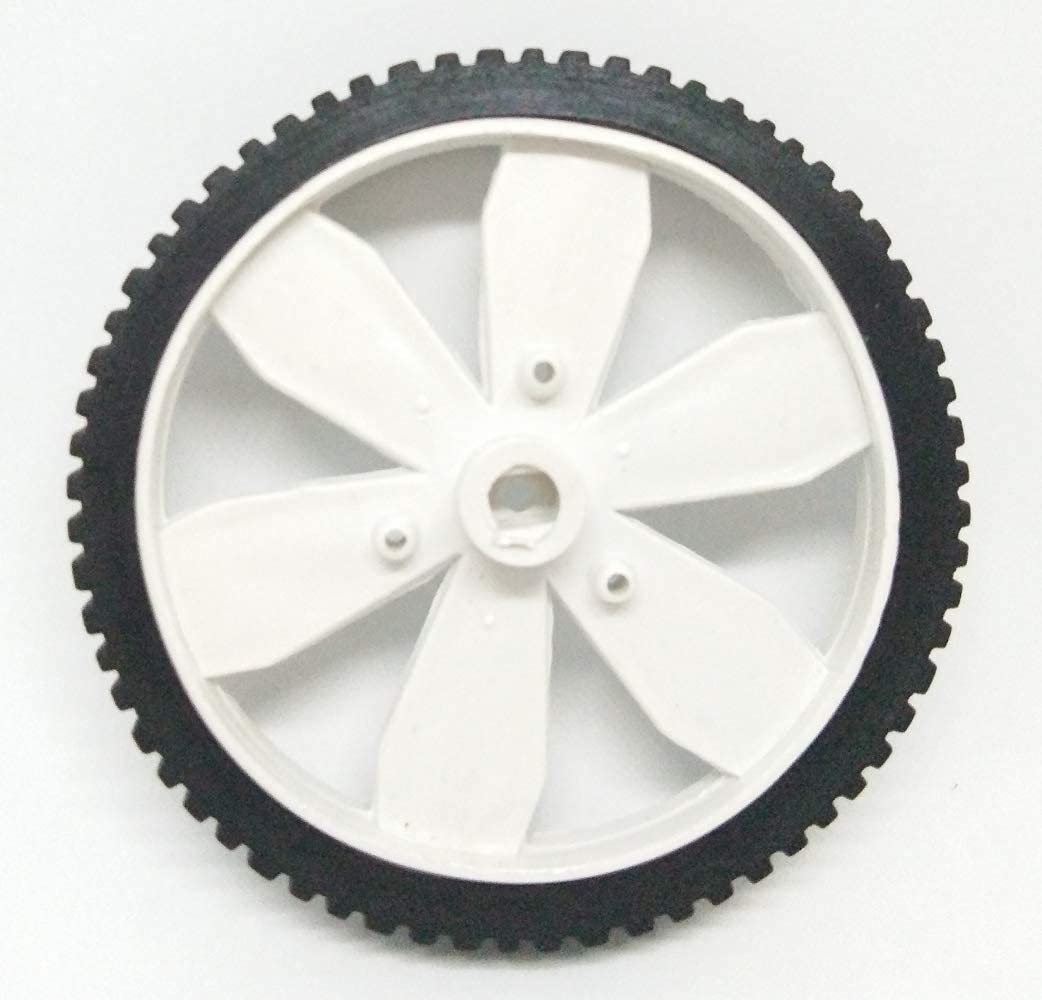 White BO Motor Wheel 7CM X 1CM (2PCS)
