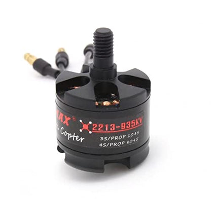 EMAX MT2213 935KV Brushless DC Motor – BLACK Cap (CW) with 1045 Propeller Combo