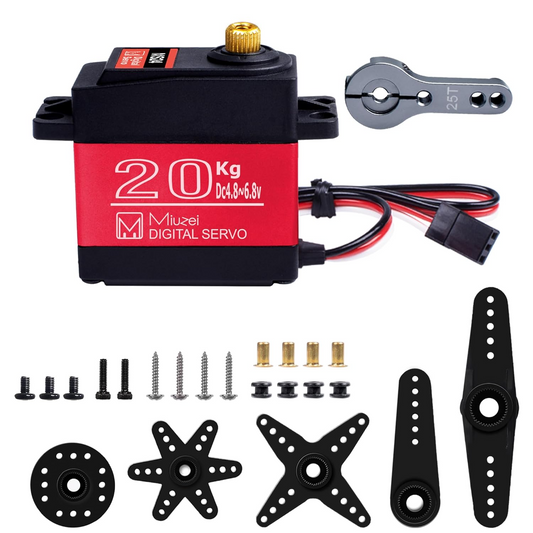 20kg DS3218 Servo DC4.8-6.8V High Torque 270 Degree Waterproof Full Metal Gear