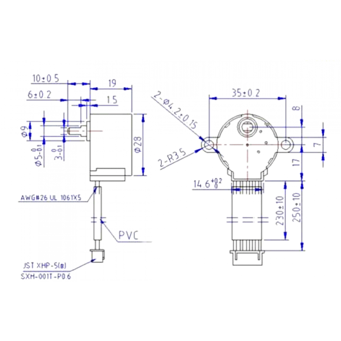 28BYJ-48 5V Stepper Motor with ULN2003 Driver Board