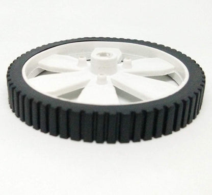 White BO Motor Wheel 7CM X 1CM (2PCS)