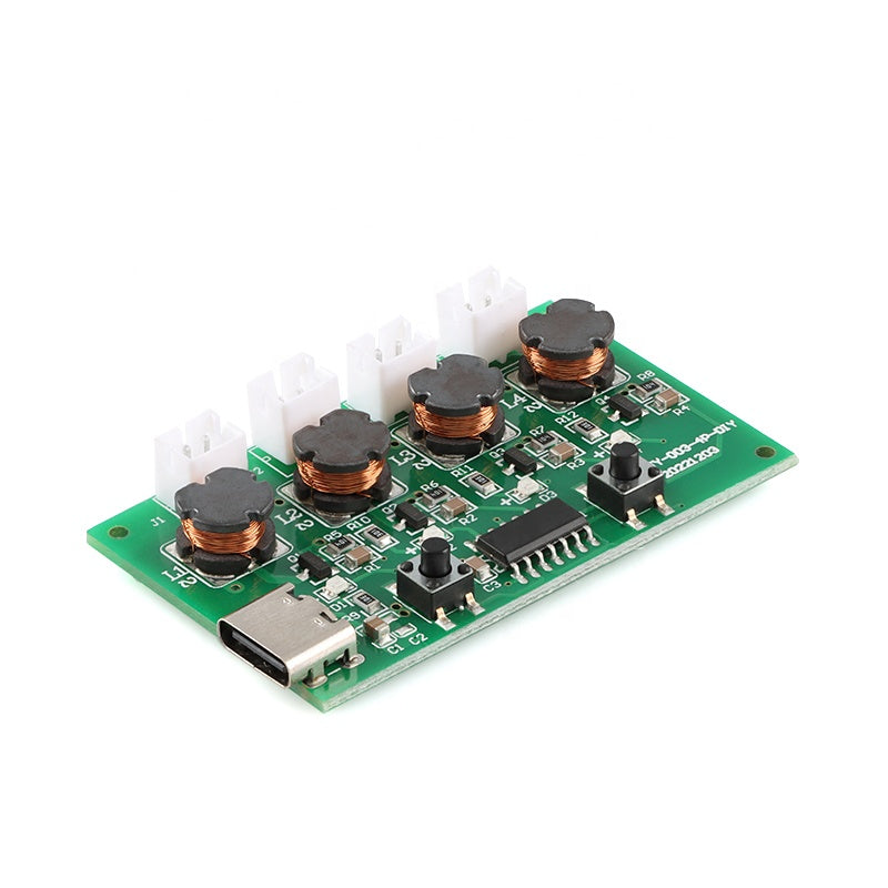 4 CHANNEL HUMIDIFIRE KIT TYPE-C 5V DIY Four Spray Operated Switch Ultrasonic Humidifier Mist Maker Circuit Board