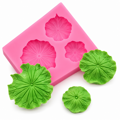 3D Lotus Leaf Silicone Candle Mold DIY Candle Making Wax Soap Resin & Home Decor