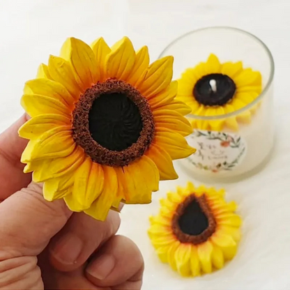 3D Sunflower Silicone Mould for Cake Decoration Fondant Chocolate Soap