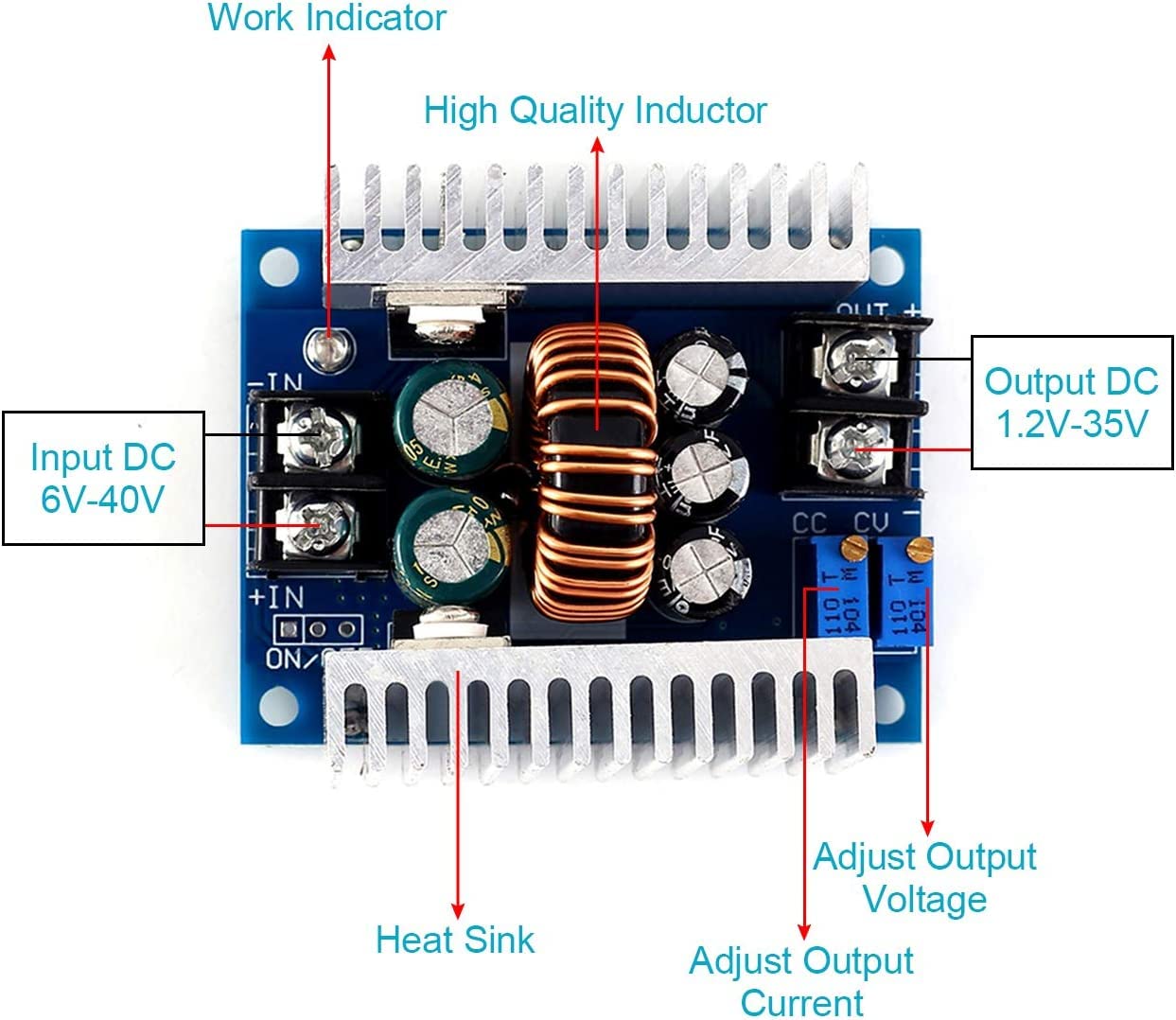 300W 10A DC-DC Step down Adjustable Constant Voltage Module