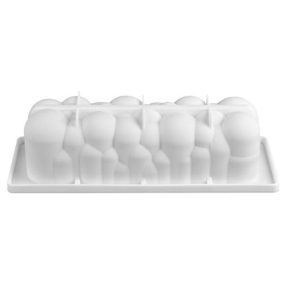 3D Bubble Bar Silicone Mould Chocolate Jelly Pudding Ice Cream & Frozen Desserts