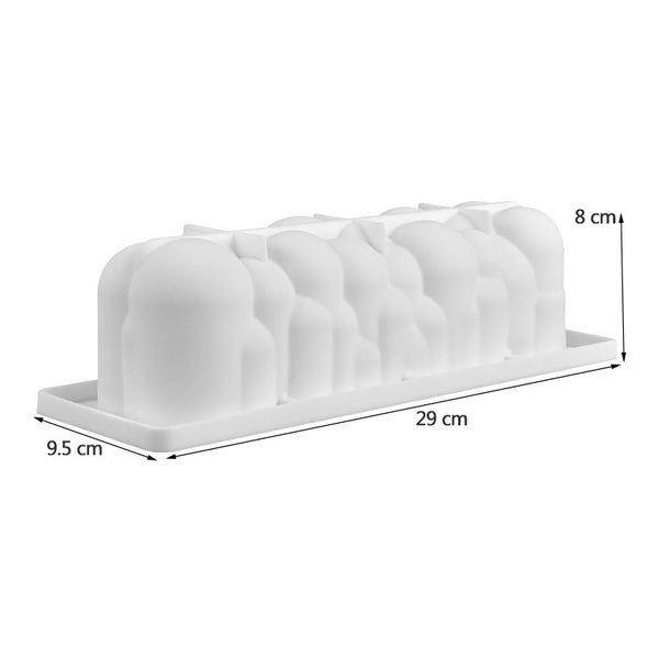 3D Bubble Bar Silicone Mould Chocolate Jelly Pudding Ice Cream & Frozen Desserts