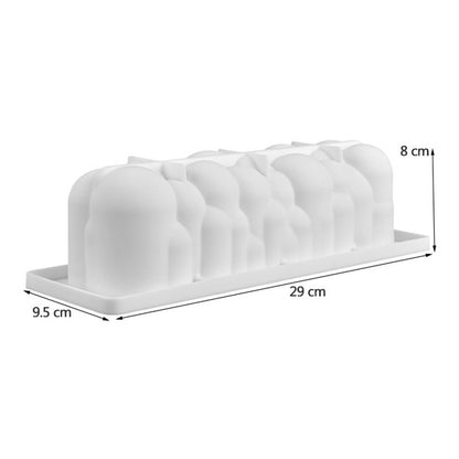 3D Bubble Bar Silicone Mould Chocolate Jelly Pudding Ice Cream & Frozen Desserts