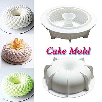 3D Bubble Pearl Silicone Cake Mold for Mousse Chocolate Pastry & Dessert Decoration