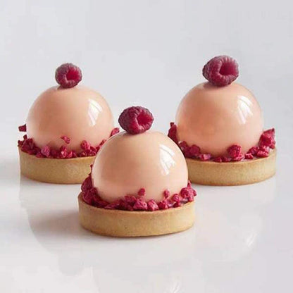 15 Cavity 3D Sphere Ball Silicone Mousse Cake Mold Chocolate Pastry Pudding