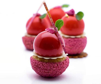 15 Cavity 3D Sphere Ball Silicone Mousse Cake Mold Chocolate Pastry Pudding