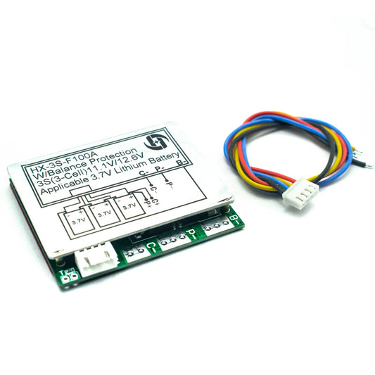 3S 100A BMS PCB 11.1V 12.6V Li-ion Lithium ion 3 cell 18650 Battery Protection Board