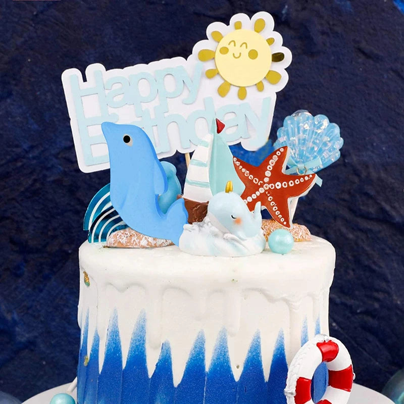 7 Cavity Ocean Animal Chocolate Candy & Entremet Mould