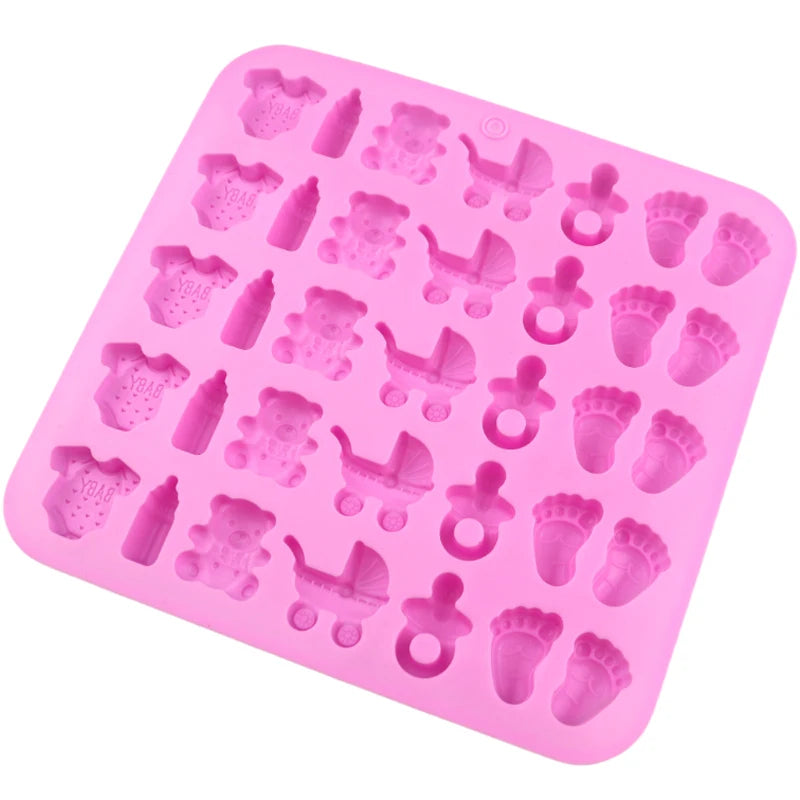 35 Cavity Baby Shower Silicone Mold Jelly Gummy Cake & Cupcake Decoration