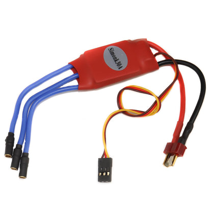 BLDC ESC 30A RED Electronic Speed Controller with Dean Connectors